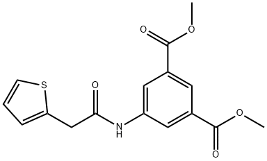 349087-50-9 dimethyl 5-[(thien-2-ylacetyl)amino]isophthalate