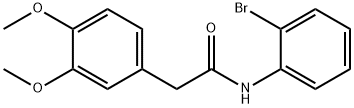 N-(2-bromophenyl)-2-(3,4-dimethoxyphenyl)acetamide Structure