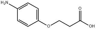 3-(4-氨基苯氧基)丙酸, 350699-65-9, 结构式
