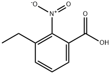 3-乙基-2-硝基苯甲酸 结构式