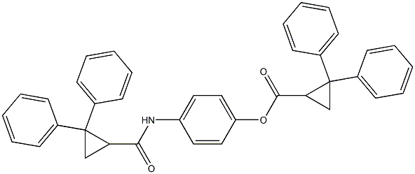 4-{[(2,2-diphenylcyclopropyl)carbonyl]amino}phenyl 2,2-diphenylcyclopropanecarboxylate|