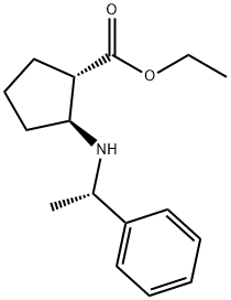 Ethyl (1S,2S)-2-[[(S)-1-phenylethyl]amino]cyclopentanecarboxylate