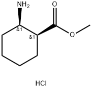 (1S,2R)-2-氨基环己烷羧酸甲酯盐酸盐 结构式