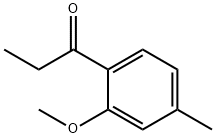 1-Propanone, 1-(2-methoxy-4-methylphenyl)- 化学構造式