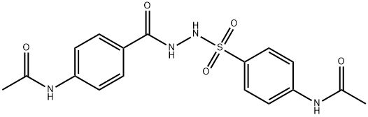 N-[4-({2-[4-(acetylamino)benzoyl]hydrazino}sulfonyl)phenyl]acetamide|