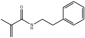 2-Propenamide, 2-methyl-N-(2-phenylethyl)-||| Struktur