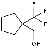 (1-(trifluoromethyl)cyclopentyl)methanol Struktur