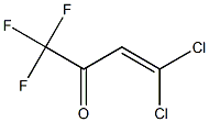 1,1,1-trifluoro-4,4-dichloro-3-buten-2-one Struktur