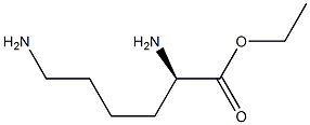 (R)-ethyl 2,6-diaminohexanoate,37689-77-3,结构式