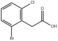 2-(2-bromo-6-chlorophenyl)acetic acid, 37777-77-8, 结构式