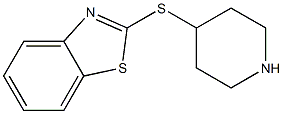 2-(Piperidin-4-Ylthio)Benzo[D]Thiazole 结构式