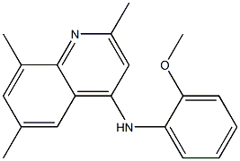 380643-03-8 N-(2-methoxyphenyl)-2,6,8-trimethylquinolin-4-amine