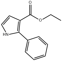 ethyl 2-phenyl-1H-pyrrole-3-carboxylate Struktur