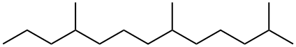 Tridecane, 2,6,10-trimethyl- Structure