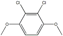 2,3-Dichloro-1,4-dimethoxybenzene 化学構造式