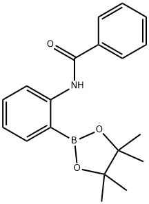 N-(2-(4,4,5,5-tetramethyl-1,3,2-dioxaborolan-2-yl)phenyl)benzamide Struktur