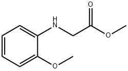 methyl 2-[(2-methoxyphenyl)amino]acetate 结构式