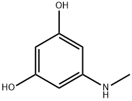 1,3-dihydroxy-5-(methylamino)-benzene Struktur