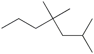 2,4,4-Trimethylheptane. Struktur