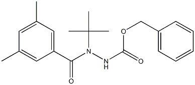 benzyl 2-tert-butyl-2-(3,5-dimethylbenzoyl)hydrazinecarboxylate,403739-67-3,结构式