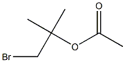 1-bromo-2-methylpropan-2-yl acetate Structure