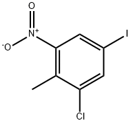 1-chloro-5-iodo-2-methyl-3-nitrobenzene,41253-02-5,结构式