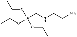N-(Triethoxysilylmethyl)ethylenediamine Structure