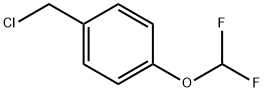 1-(chloromethyl)-4-(difluoromethoxy)benzene 化学構造式