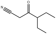 4-ethyl-3-oxohexanenitrile Structure