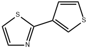 2-(3-Thienyl)thiazole Struktur