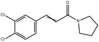 1-[3-(3,4-dichlorophenyl)acryloyl]pyrrolidine Structure