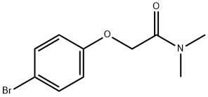 2-(4-bromophenoxy)-N,N-dimethylacetamide Struktur
