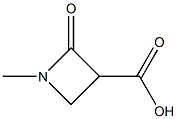 1-methyl-2-oxoazetidine-3-carboxylic acid Structure