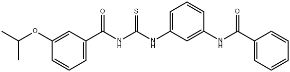 426216-66-2 N-[3-({[(3-isopropoxybenzoyl)amino]carbothioyl}amino)phenyl]benzamide