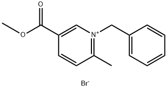 1-benzyl-5-(methoxycarbonyl)-2-methylpyridin-1-ium bromide Structure