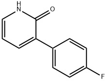 2-HYDROXY-3-(4-FLUOROPHENYL)PYRIDINE, 426823-48-5, 结构式