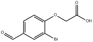 Acetic acid, 2-(2-bromo-4-formylphenoxy)-,428838-49-7,结构式