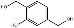 1,4-Benzenedimethanol, 2-hydroxy- 化学構造式