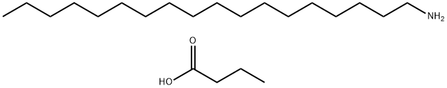 BUTYRIC ACID, OCTADECYLAMINE SALT Structure