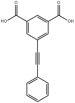5-(phenylethynyl)isophthalic acid Structure