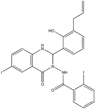 438453-77-1 N-(2-(3-allyl-2-hydroxyphenyl)-6-iodo-4-oxo-1,4-dihydro-3(2H)-quinazolinyl)-2-iodobenzamide