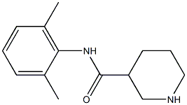 N-(2,6-dimethylphenyl)piperidine-3-carboxamide Structure