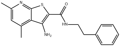 3-amino-4,6-dimethyl-N-(2-phenylethyl)thieno[2,3-b]pyridine-2-carboxamide|