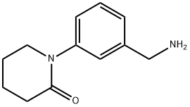 1-[3-(aminomethyl)phenyl]piperidin-2-one Structure