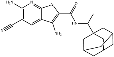 445267-24-3 N-[1-(1-adamantyl)ethyl]-3,6-diamino-5-cyanothieno[2,3-b]pyridine-2-carboxamide