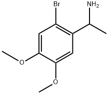 1-(2-BROMO-4,5-DIMETHOXYPHENYL)ETHAN-1-AMINE Structure