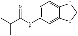 N-(1,3-benzodioxol-5-yl)-2-methylpropanamide Structure