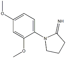 1-(2,4-dimethoxyphenyl)pyrrolidin-2-imine Structure