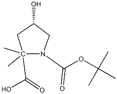1-(tert-butyl) 2-methyl (2S,4S)-4-hydroxy-2-methylpyrrolidine-1,2-dicarboxylate Structure