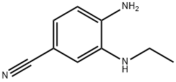 4-amino-3-ethylamino-benzonitrile|